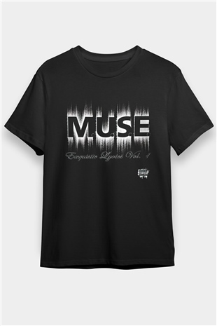 Muse Siyah Unisex Tişört T-Shirt - TişörtFabrikası