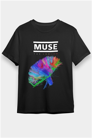 Muse Siyah Unisex Tişört T-Shirt - TişörtFabrikası