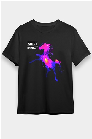 Muse Siyah Unisex Tişört T-Shirt - TişörtFabrikası