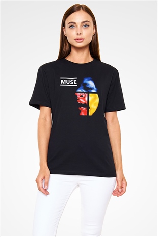 Muse Siyah Unisex Tişört T-Shirt - TişörtFabrikası