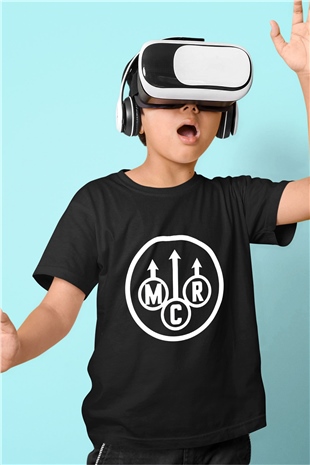 My Chemical Romance Baskılı Siyah Unisex Çocuk Tişört