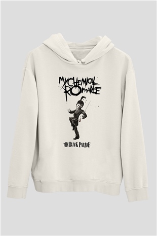 My Chemical Romance Beyaz Unisex Kapşonlu Sweatshirt