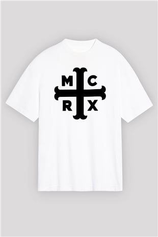 My Chemical Romance Beyaz Unisex Oversize Tişört T-Shirt