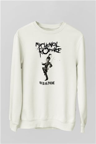 My Chemical Romance Beyaz Unisex Sweatshirt