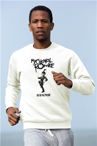 My Chemical Romance Beyaz Unisex Sweatshirt