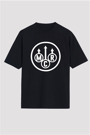 My Chemical Romance Siyah Unisex Oversize Tişört T-Shirt