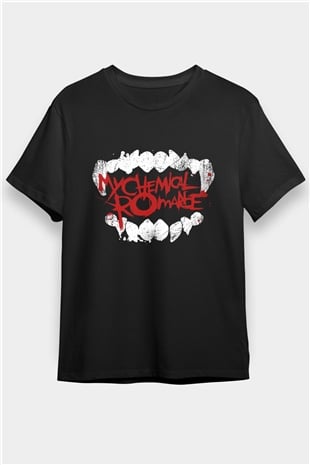 My Chemical Romance Siyah Unisex Tişört T-Shirt - TişörtFabrikası