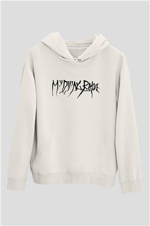 My Dying Bride Baskılı Beyaz Unisex Kapüşonlu Sweatshirt