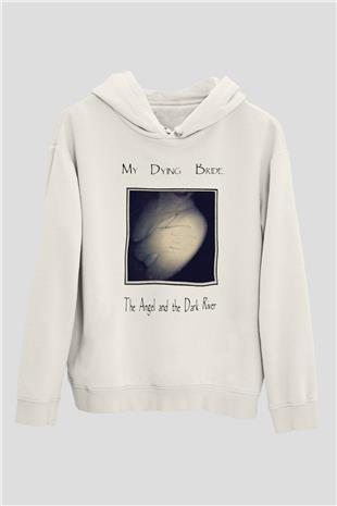 My Dying Bride Baskılı Beyaz Unisex Kapüşonlu Sweatshirt