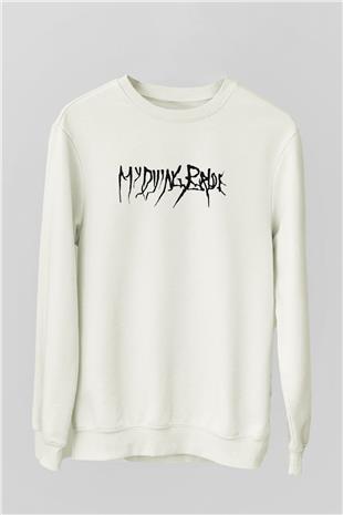 My Dying Bride Baskılı Beyaz Unisex Sweatshirt