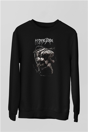 My Dying Bride Baskılı Unisex Siyah Sweatshirt