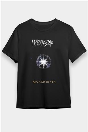 My Dying Bride Baskılı Unisex Siyah Tişört - Tshirt