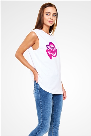 My Little Pony Beyaz Unisex Kolsuz Tişört