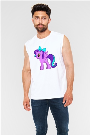 My Little Pony Beyaz Unisex Kolsuz Tişört