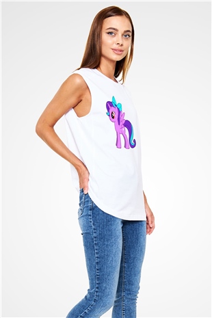 My Little Pony Beyaz Unisex Kolsuz Tişört