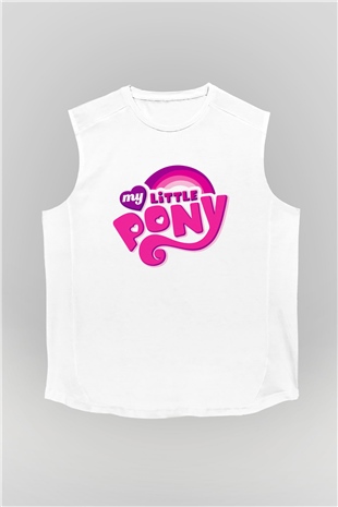 My Little Pony Beyaz Unisex Kolsuz Tişört