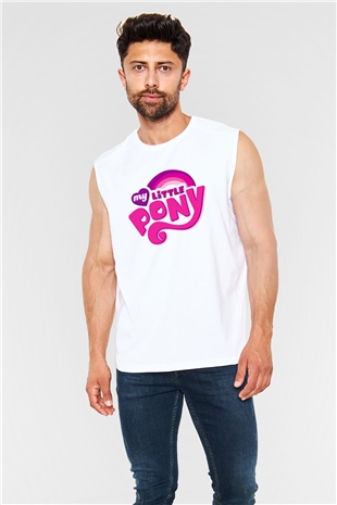My Little Pony Beyaz Unisex Kolsuz Tişört