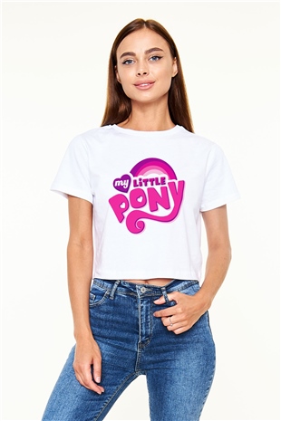 My Little Pony Beyaz Unisex Oversize Tişört