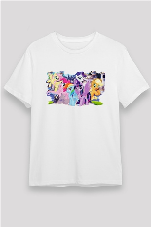 My Little Pony Beyaz Unisex Tişört