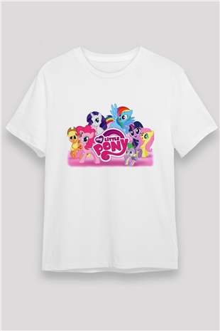 My Little Pony Beyaz Unisex Tişört