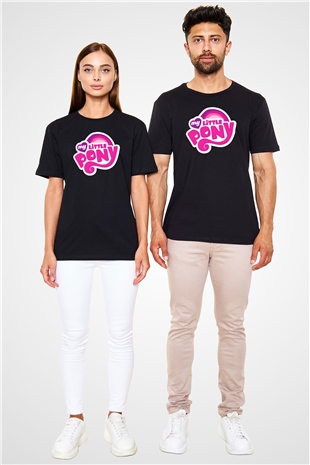 My Little Pony Siyah Unisex Tişört