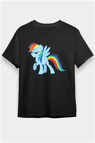 My Little Pony Siyah Unisex Tişört