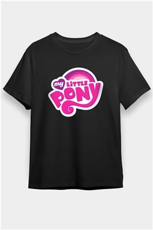 My Little Pony Siyah Unisex Tişört