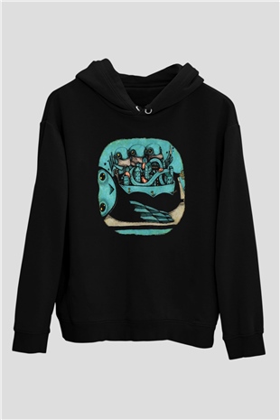My Morning Jacket Siyah Unisex Kapüşonlu Sweatshirt