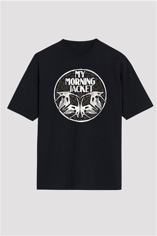 My Morning Jacket Siyah Unisex Oversize Tişört T-Shirt