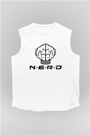 N.E.R.D Beyaz Unisex Kolsuz Tişört