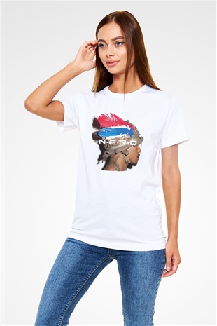 N.E.R.D Beyaz Unisex Tişört T-Shirt - TişörtFabrikası