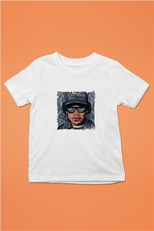 N.W.A Baskılı Unisex Beyaz Çocuk Tişört