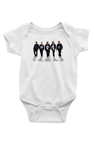 N.W.A Beyaz Bebek Body - Zıbın