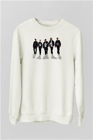 N.W.A Beyaz Unisex Sweatshirt