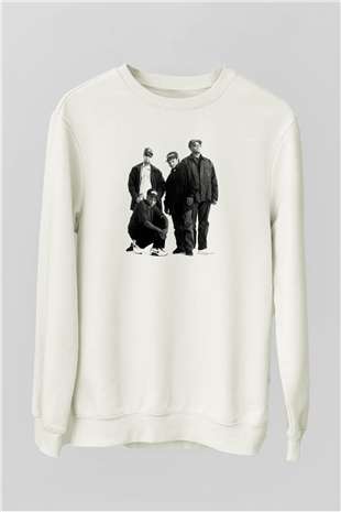 N.W.A Beyaz Unisex Sweatshirt