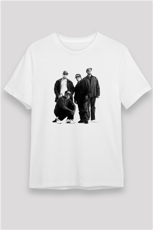 N.W.A Beyaz Unisex Tişört T-Shirt - TişörtFabrikası