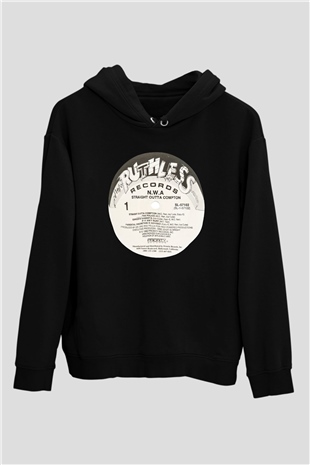 N.W.A Siyah Unisex Hoodie