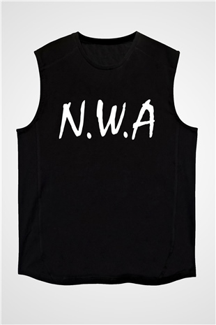 N.W.A Siyah Unisex Kolsuz Tişört
