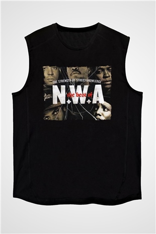 N.W.A Siyah Unisex Kolsuz Tişört