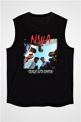 N.W.A Siyah Unisex Kolsuz Tişört