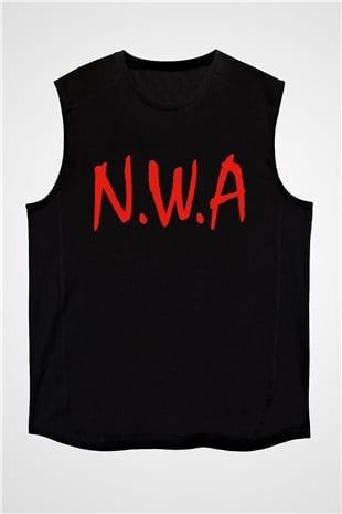 N.W.A Siyah Unisex Kolsuz Tişört