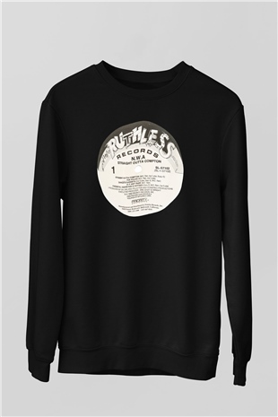N.W.A Siyah Unisex Sweatshirt