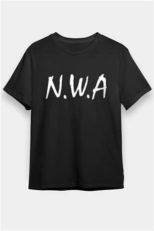 N.W.A Siyah Unisex Tişört T-Shirt - TişörtFabrikası