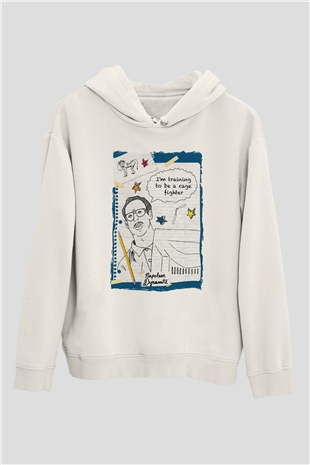 Napoleon Dynamite Beyaz Unisex Hoodie
