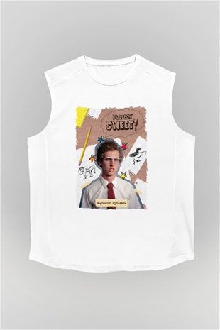 Napoleon Dynamite Beyaz Unisex Kolsuz Tişört
