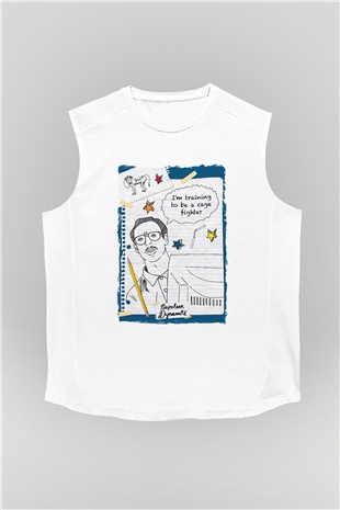 Napoleon Dynamite Beyaz Unisex Kolsuz Tişört