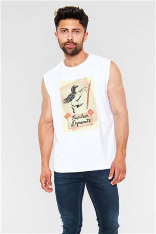 Napoleon Dynamite Beyaz Unisex Kolsuz Tişört