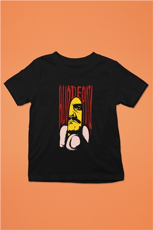 Narcos Pablo Escobar Baskılı Siyah Unisex Çocuk Tişört