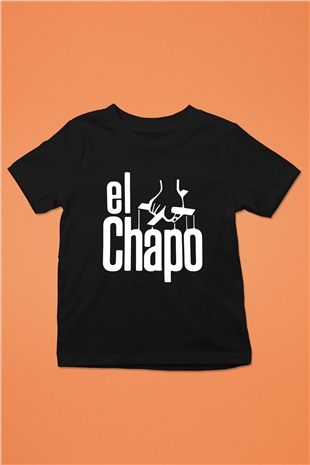 Narcos Pablo Escobar Baskılı Siyah Unisex Çocuk Tişört