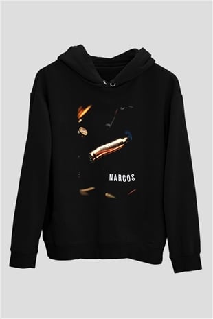 Narcos Pablo Escobar Siyah Unisex Hoodie